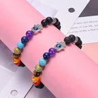 Classic 7 Chakra Beads Bracelet Pack of 1