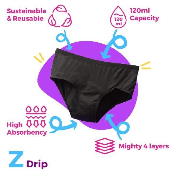 Women's' Periods Panty (Pack of 1)
