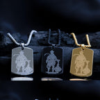 Hanuman Chalisha Pendant with Chain
